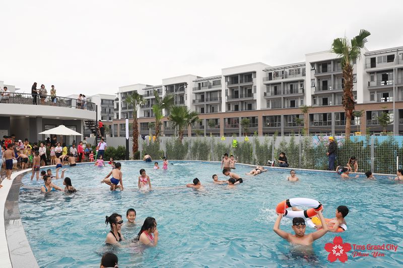Tiện ích bể bơi chính thức khai trương và mở cửa miễn phí 3 tháng hè tại TMS Grand City