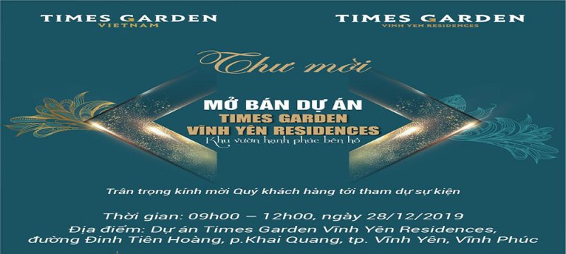 Sự kiện lễ mở bán Times Garden Vĩnh Yên Residences