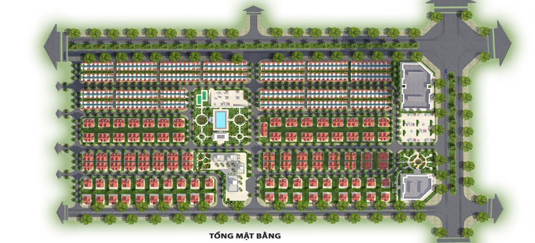 Mặt bằng dự án Mê Linh New City
