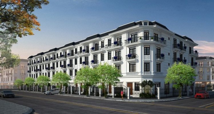 Mẫu nhà liền kề Mê Linh Vista City